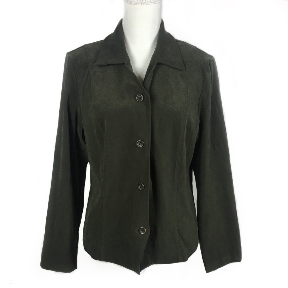 Requirements Dark Green Blazer, size XL.